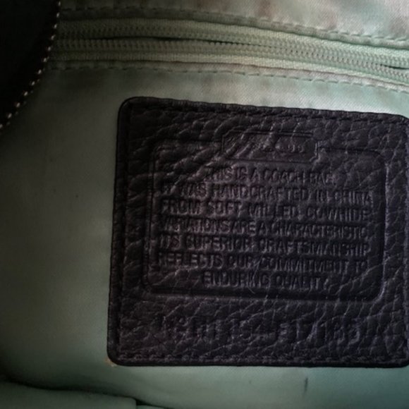 Coach Brooke Hobo Pebbled Black Leather Bag - Picture 2 of 4